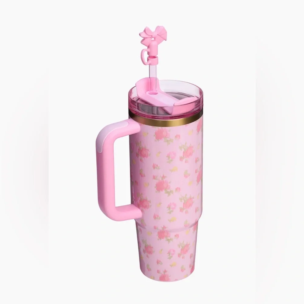 STANLEY 1913 X LOVESHACKFANCY QUENCHER H2.0 FLOWSTATE™ TUMBLER | 30 OZ NWT - Picture 2 of 11